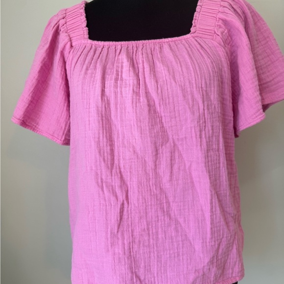 Pink Women's Top Gap size S  gauzy material. Super cute - Picture 1 of 6